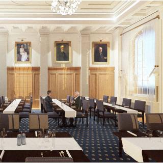 butchers' hall desks