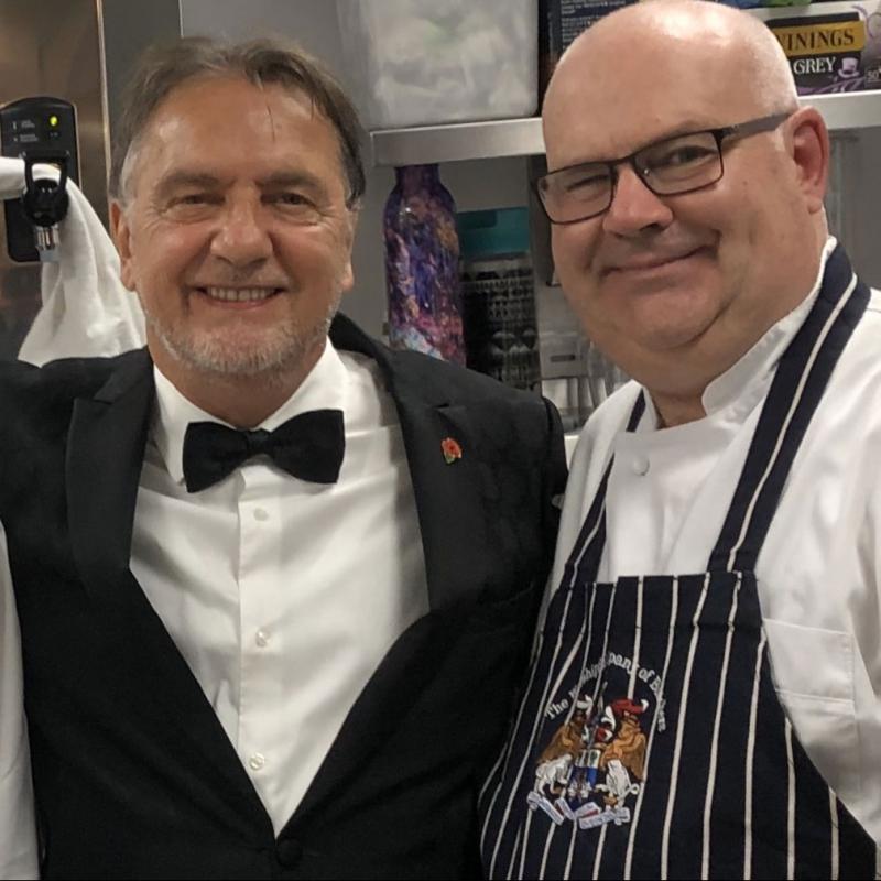 Raymond Blanc dines at Butchers’ Hall